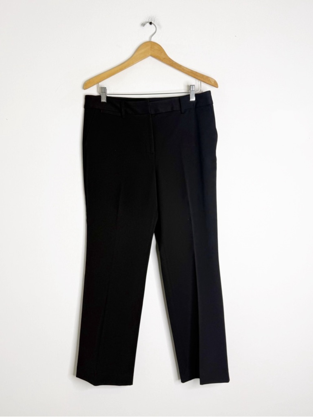 Talbots Barely Boot Pants Size 10 Black Stretch Career Trousers